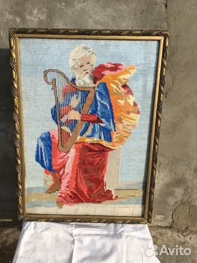 Картина,вышивка,ссср,1960-е