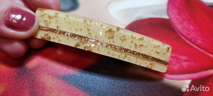 Заколка автомат мерцани