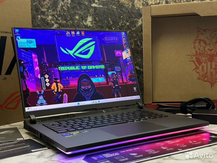 Новый Asus Rog Strix QHD 240Hz RTX 4070/I7-13650HX