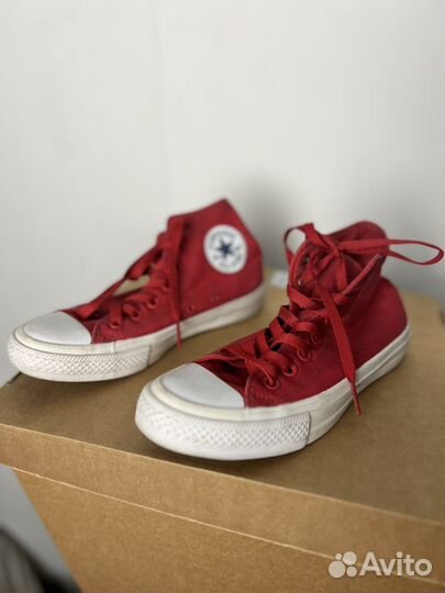 Кеды красные converse 37