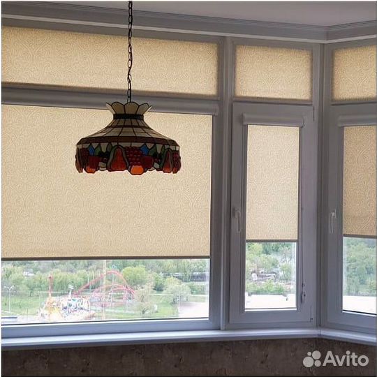 Шторы рулонные на заказ новые