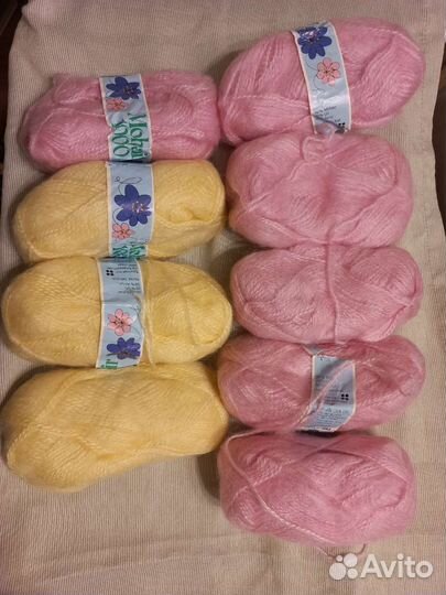 Пряжа мохер