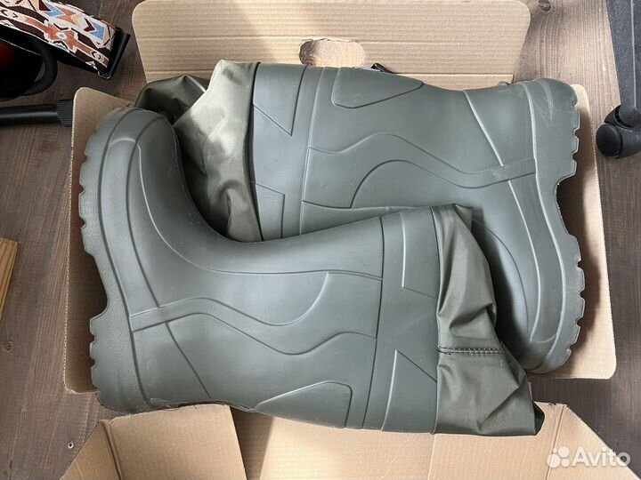 Полукомбинезон рыболовный torvi с ева-сапогами