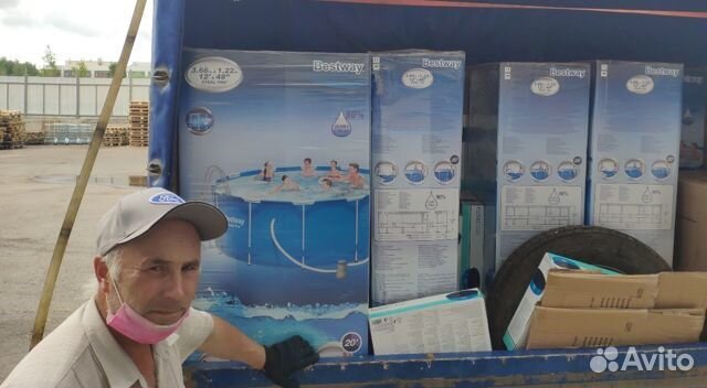 Бассейн каркасный 366 122 с аксессуарами