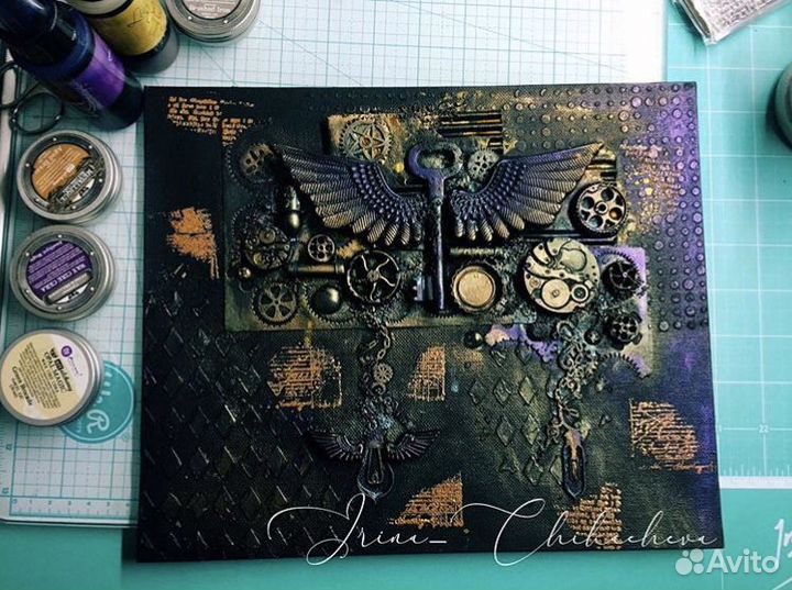 Панно/ Холст/ Mix Media