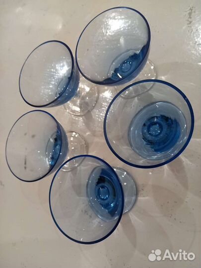 Рюмки ликерные, Богемия, Чехия. 1980- 1990г