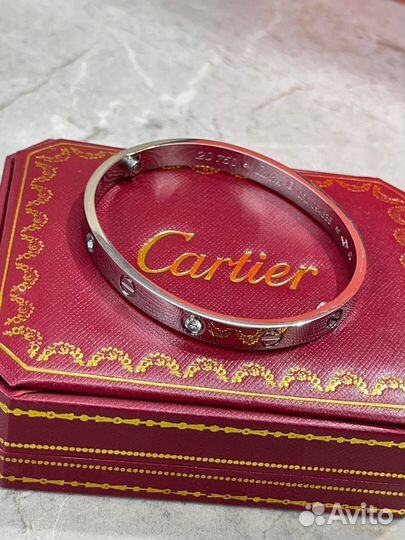 Браслет Cartier Love (камни)