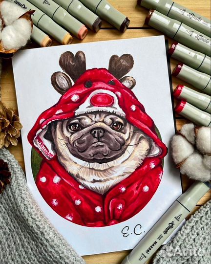 Рисую ваших питомцев