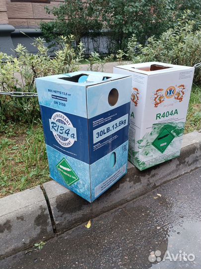 Фреон 404, R134a