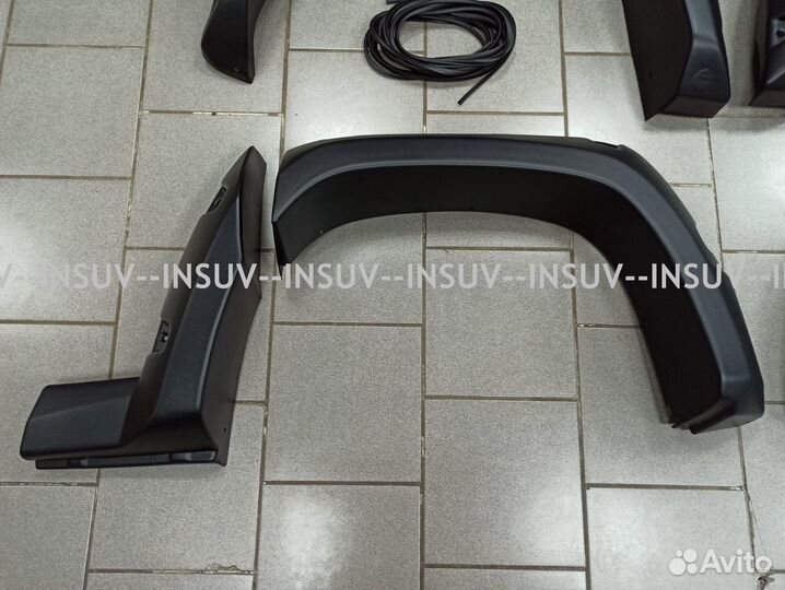 Силовые расширители арок lldpe УАЗ Пикап