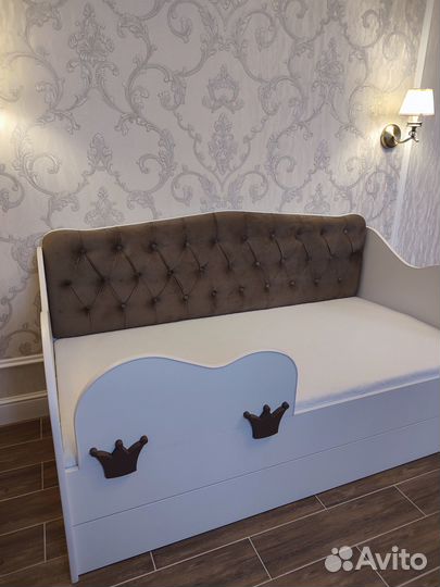 Детская кровать от 3 лет с бортиками