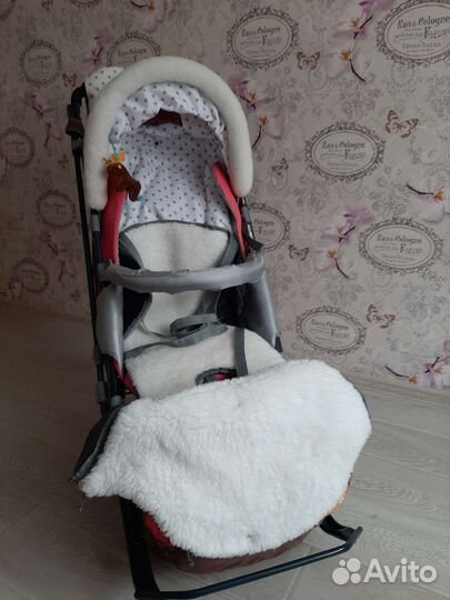 Санки-коляска детям