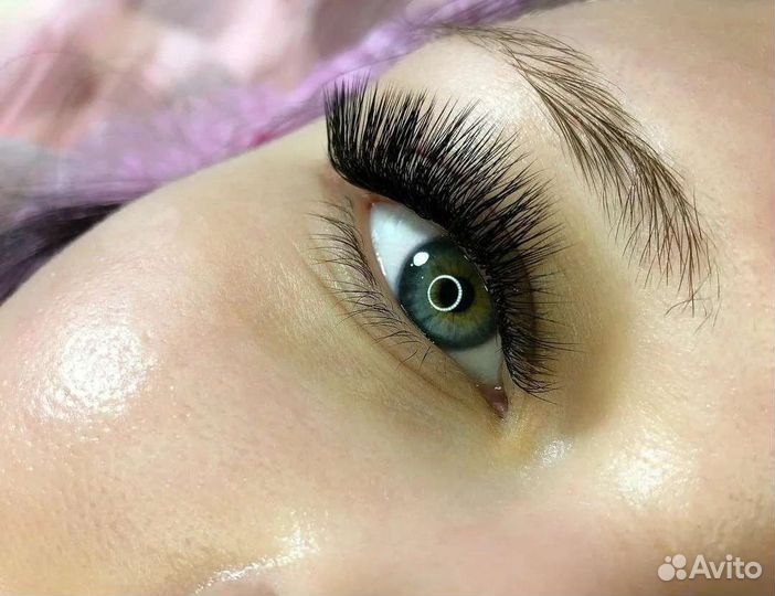 Наращивание ресниц на дому
