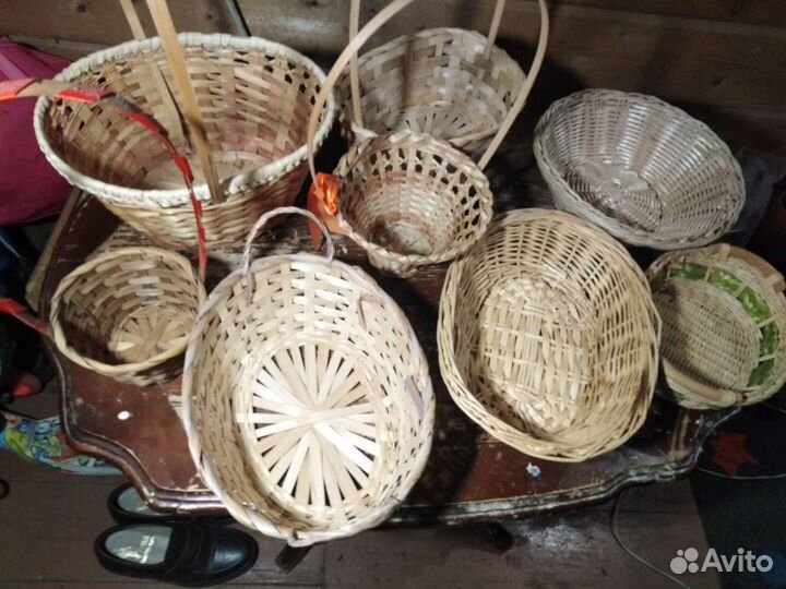 Корзина плетеная