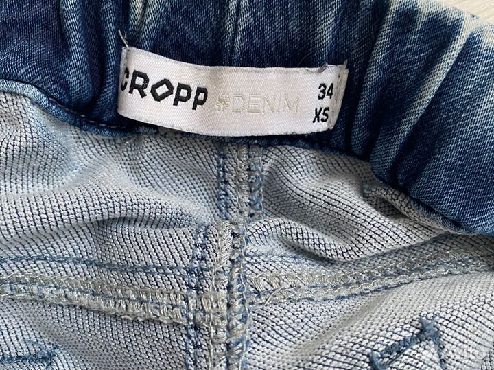 Джоггеры джинсовые