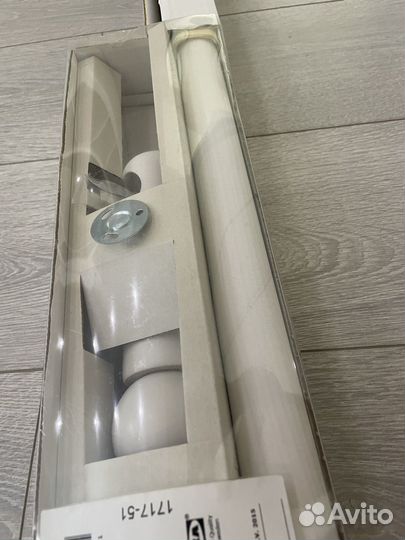 Карниз деревянный IKEA portion белый