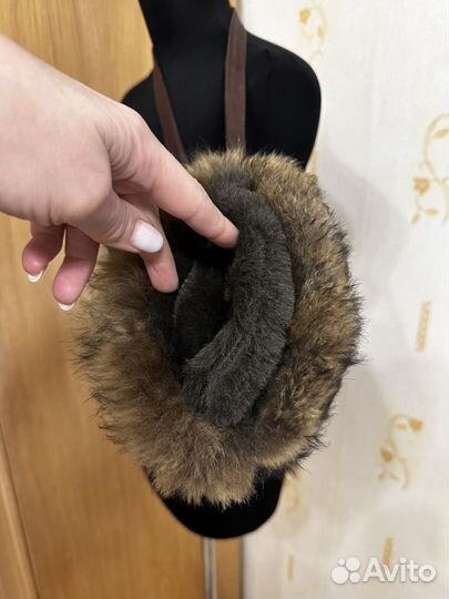 Сумка муфта винтажная итальянская