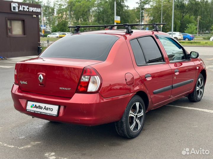 Renault Symbol 1.4 МТ, 2007, 206 500 км