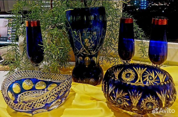 Германия Хрусталь Вазы