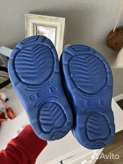 Резиновые сапоги детские crocs 6/7