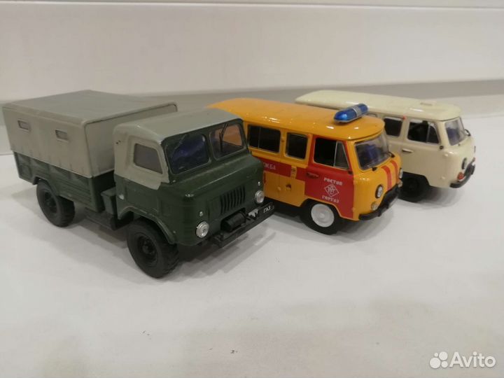 Модель автомобиля УАЗ 3741, УАЗ 452Б, Газ 62