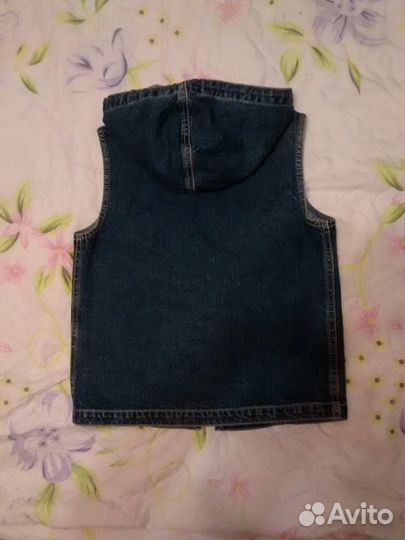 Джинсовый жилет