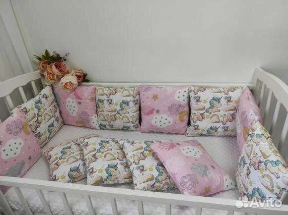 Бортики в детскую кроватку