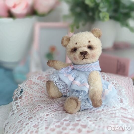 Мишка в стиле Тедди 13 см из вискозы