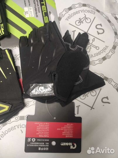 Велоперчатки без пальцев в ассортименте