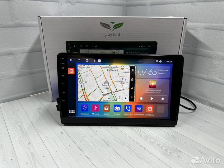 Магнитола андроид GrayBird Ssangyong Action 2 4/64