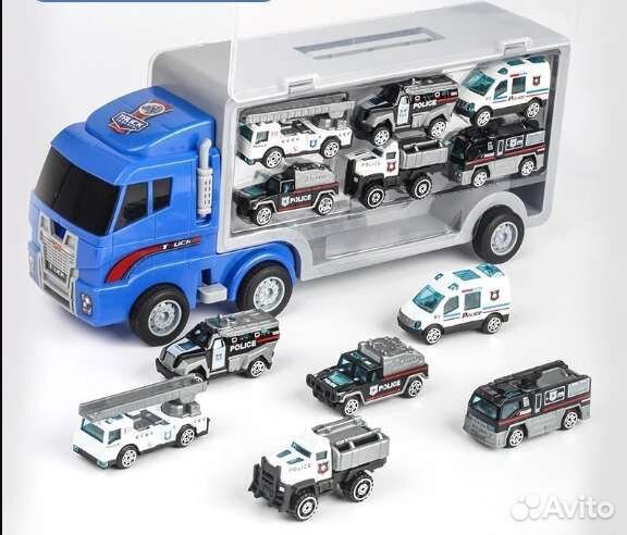 Игрушка автовоз с машинками