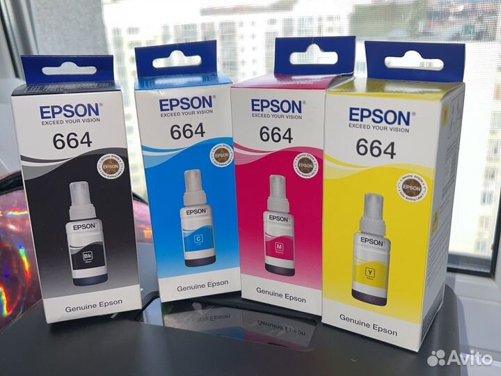 Краска для принтера epson (цветная)