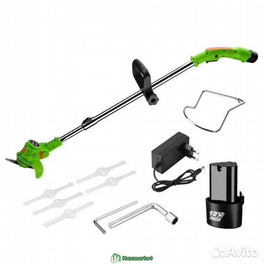 Триммер садовый аккумуляторный deko dktr12 2*20Ач