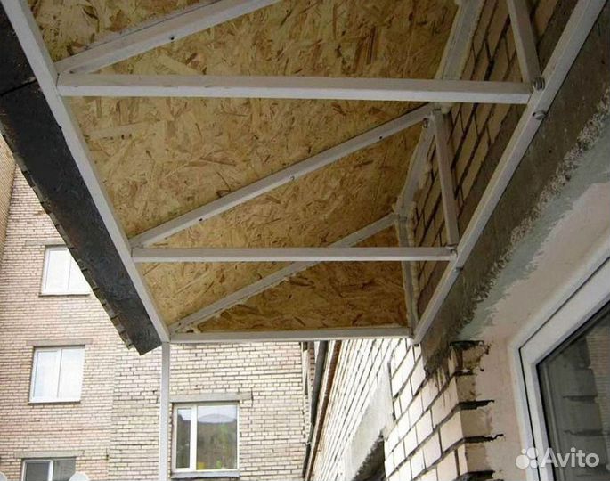 Крыша для балкона