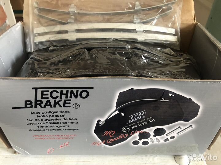 Колодки дисковые 29030 с р/к (techno brake) MAN