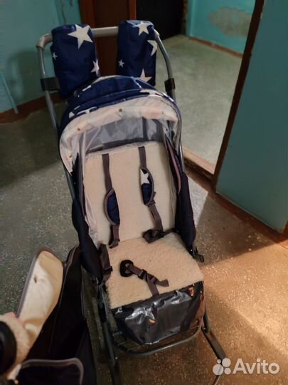 Коляска санки