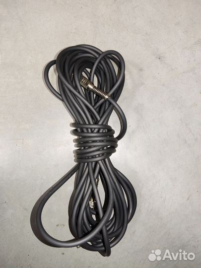 Кабель гитарный джек- джек 9 м хромированные