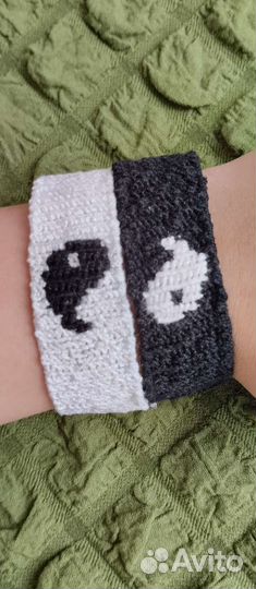 Парные фенечки Инь и Янь