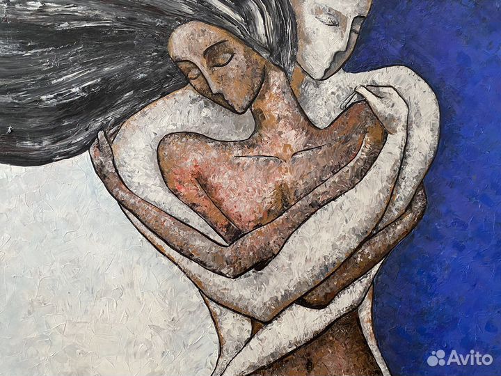 Картина акрилом на холсте