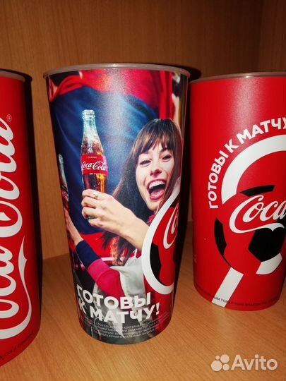 Стаканы coca cola новые с чм по футболу 2018