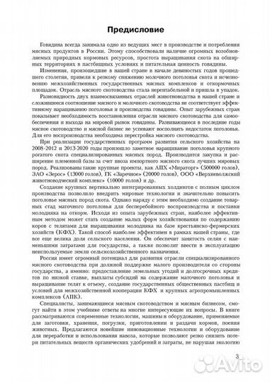 Техника и технология мясного мясного скотоводства