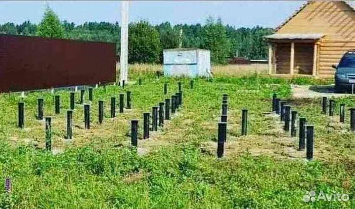 Фундаменты на винтовых сваях