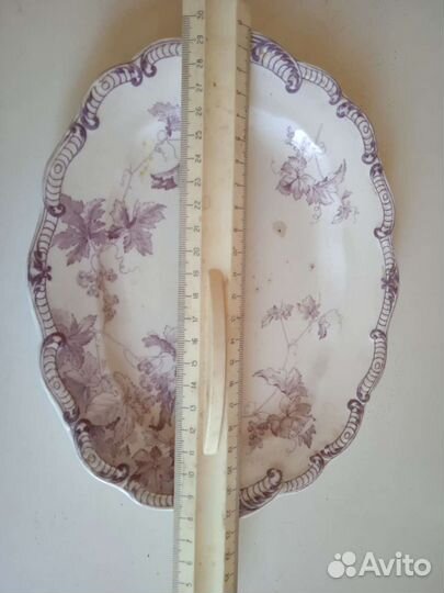 Тарелка овальная