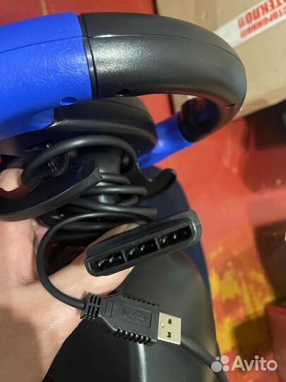 Игровой руль с педалями для пк и консойль