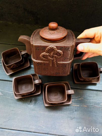 Китайский чайный сервиз из исинской глины