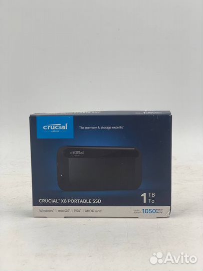 Внешний SSD Crucial X8 1TB ct1000x8ssd9