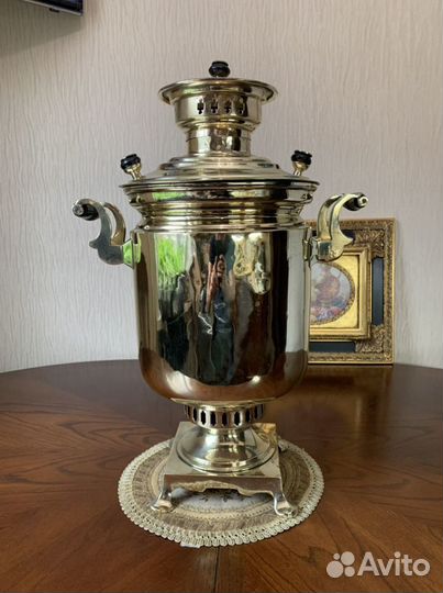 Самовар банка Царская на 9л