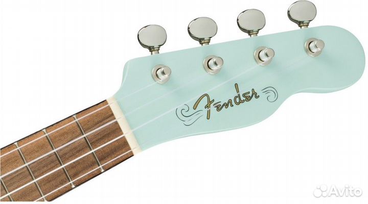 Fender venice Soprano Ukulele Daphne Blue укулеле