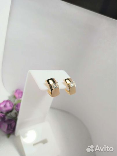 Украшение из медицинской стали. Серьги