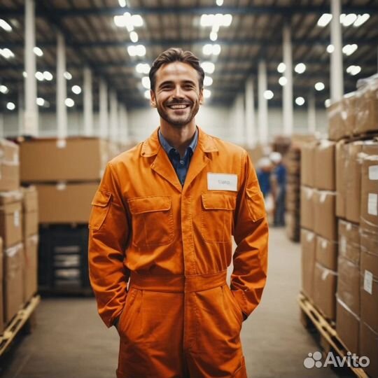 Разнорабочий на склад с еженедельной оплатой